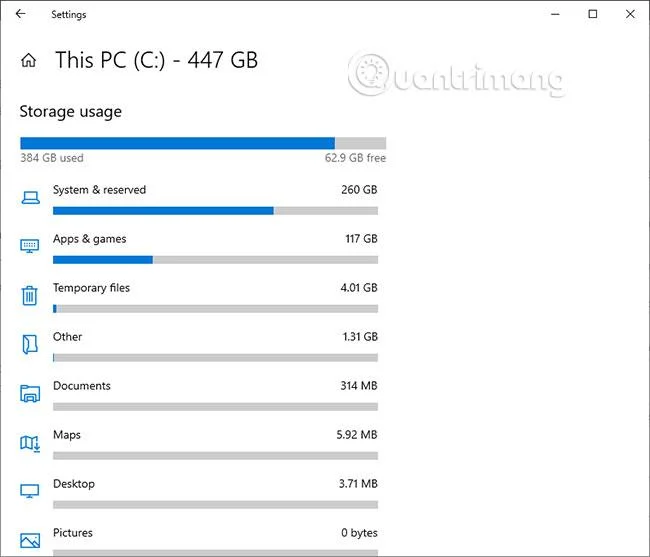 Windows 10'daki en iyi 4 disk alanı analiz aracı