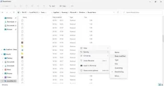 Come visualizzare i file aperti di recente su Windows