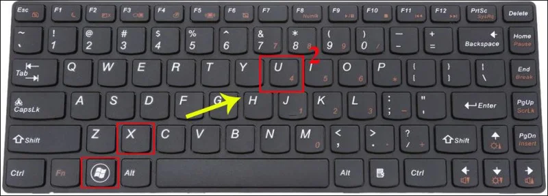 Bagaimana untuk mematikan komputer dengan cepat menggunakan papan kekunci pada Windows