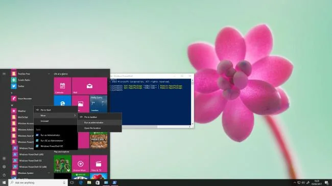 PowerShellアプリ削除