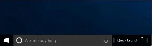 Bagaimana untuk menambah bar Pelancaran Pantas dalam Windows 10