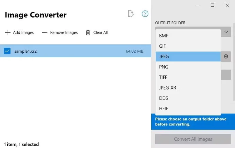 Bagaimana untuk menukar imej CR2 kepada JPG pada Windows