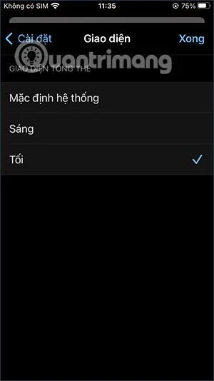 iPhone の Microsoft Edge の背景を黒にする方法