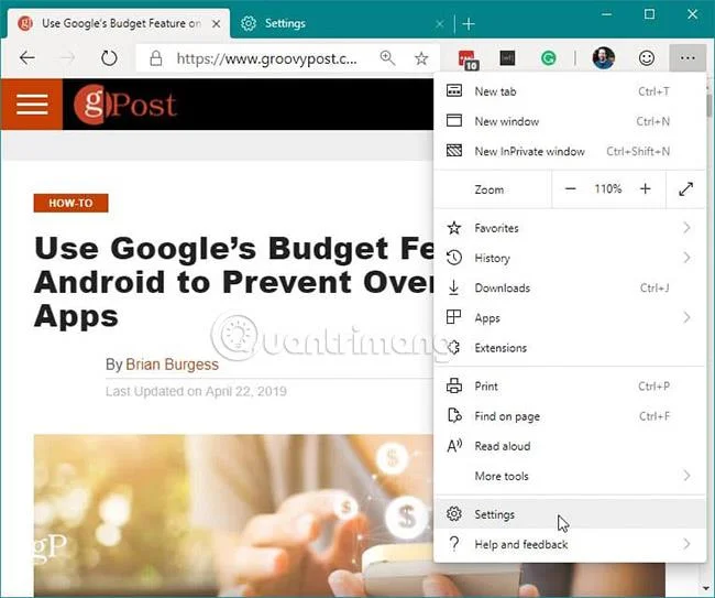 Windows 10のChromium Edgeでお気に入りバーを非表示にする方法