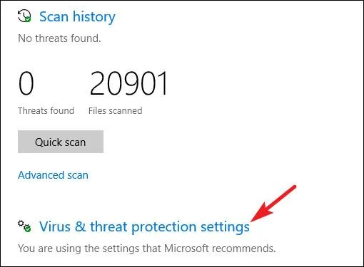 Arahan untuk menggunakan Windows Defender