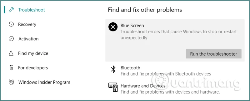 Windows'ta Sistem Hizmeti İstisnası hatalarını düzeltme talimatları