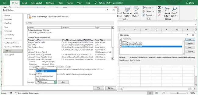 Windows 10'da Excel'in çökmesini düzeltme