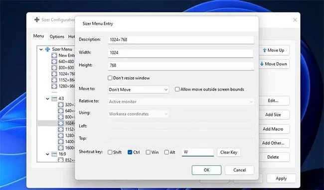 Windows 11'de klavyeyi kullanarak yazılım pencereleri nasıl yeniden boyutlandırılır