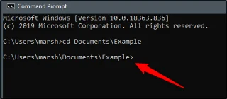 Bagaimana untuk mencari dan membuka fail menggunakan Prompt Perintah