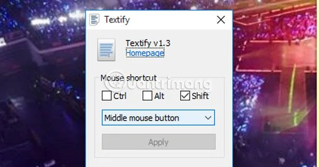 Textify aracı Windows'taki tüm içeriği kopyalar