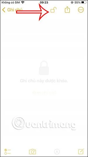 Bagaimana untuk mengunci nota iPhone dengan Touch ID