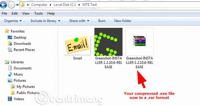 .exe dosyaları e-posta yoluyla nasıl gönderilir?