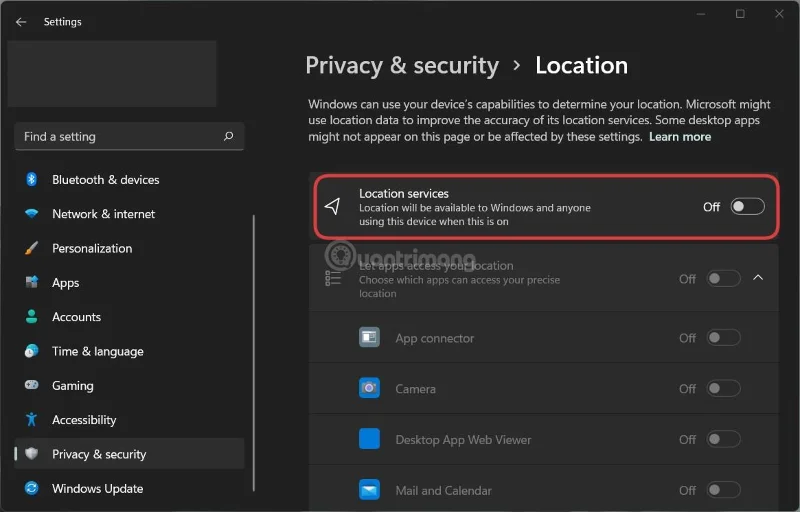 Windows 11'de konum geçmişi nasıl silinir