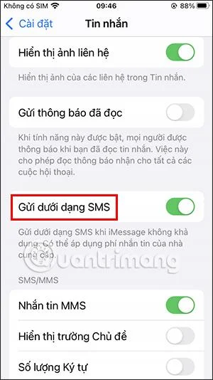 Tetapan pada iPhone tidak boleh ditukar