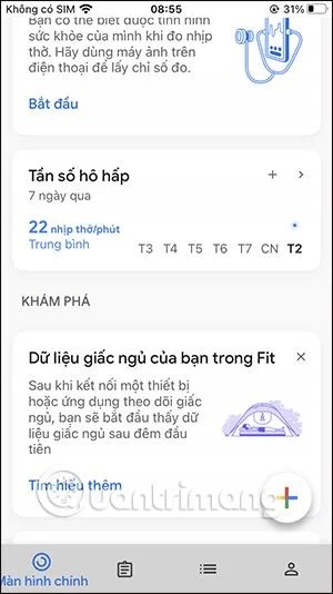 Cara menggunakan Google Fit untuk mengukur kadar denyutan jantung dan kadar pernafasan pada iPhone
