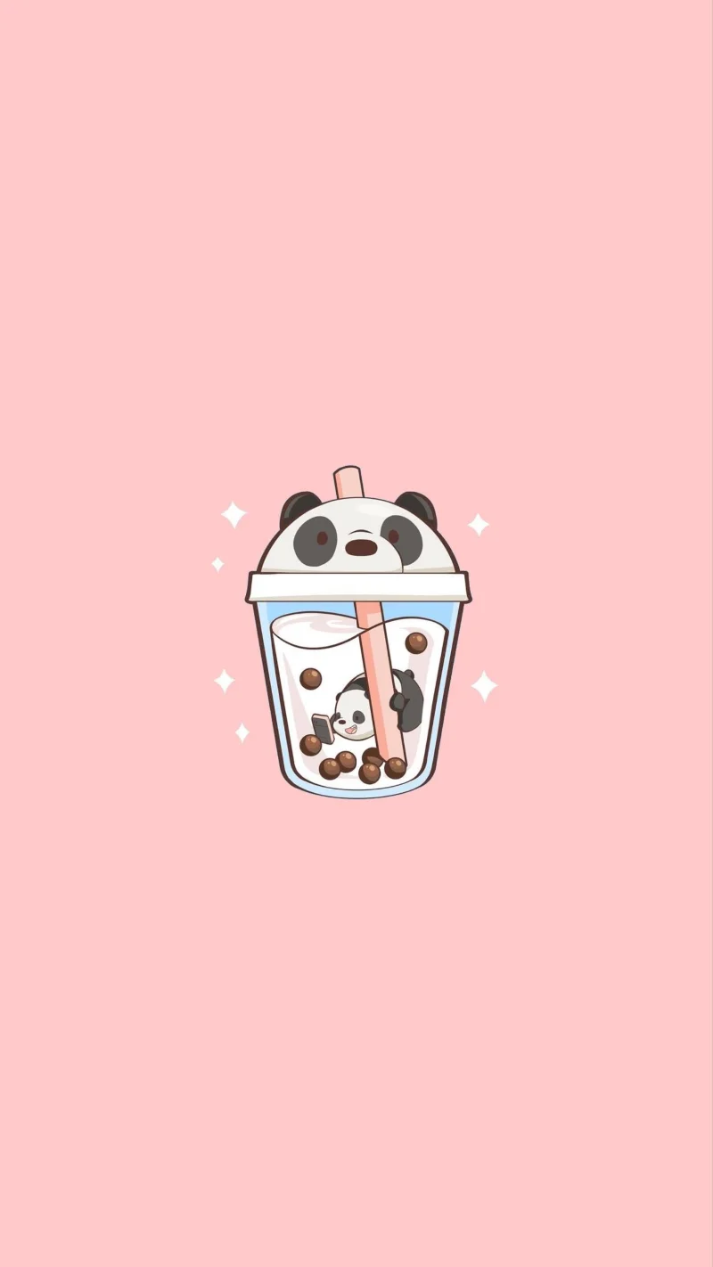 Kertas dinding teh susu, kertas dinding teh susu yang cantik