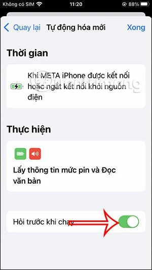 Cara membaca peratusan bateri iPhone apabila dipasang untuk mengecas