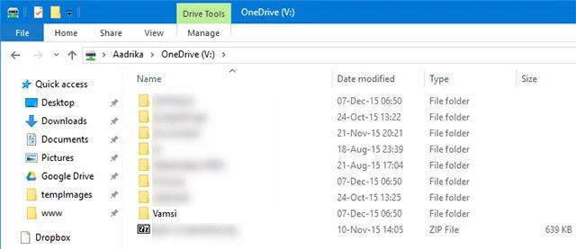 Windows 10'da OneDrive'ı bir ağ sürücüsü olarak eşleme