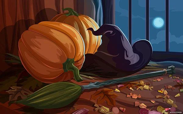 Fondo de pantalla de Halloween para ordenadores.