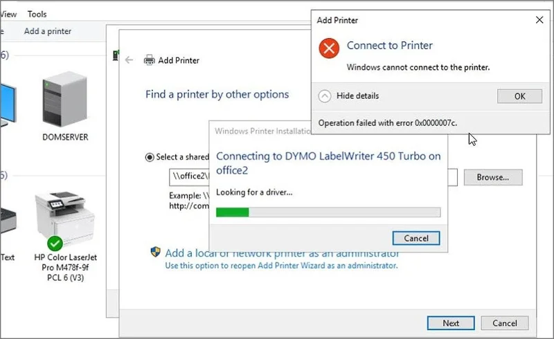 Windows 10 bilgisayarında ağ üzerinden yazdırırken 0x0000007c hatası nasıl düzeltilir