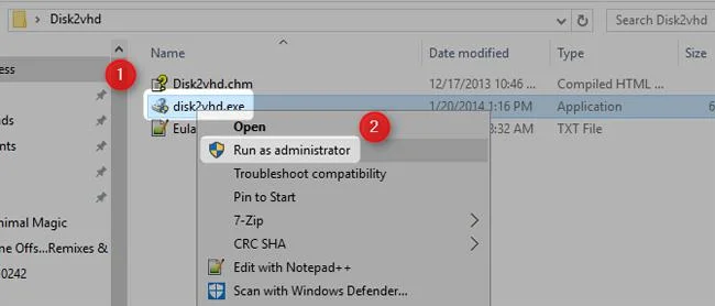 Cipta mesin maya klon untuk pemacu keras Windows semasa