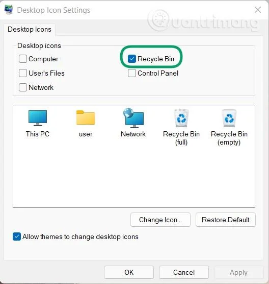 Hoe u de Prullenbak op het Windows 11-scherm kunt verbergen/tonen