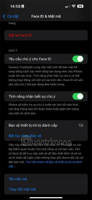 Cara menghidupkan perlindungan iPhone apabila dicuri