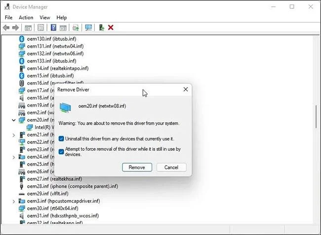 Hoe het WiFi-stuurprogramma op Windows 11 te verwijderen en opnieuw te installeren