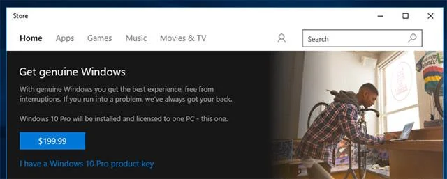 Cara memasang dan menggunakan Windows 10 tanpa kunci produk