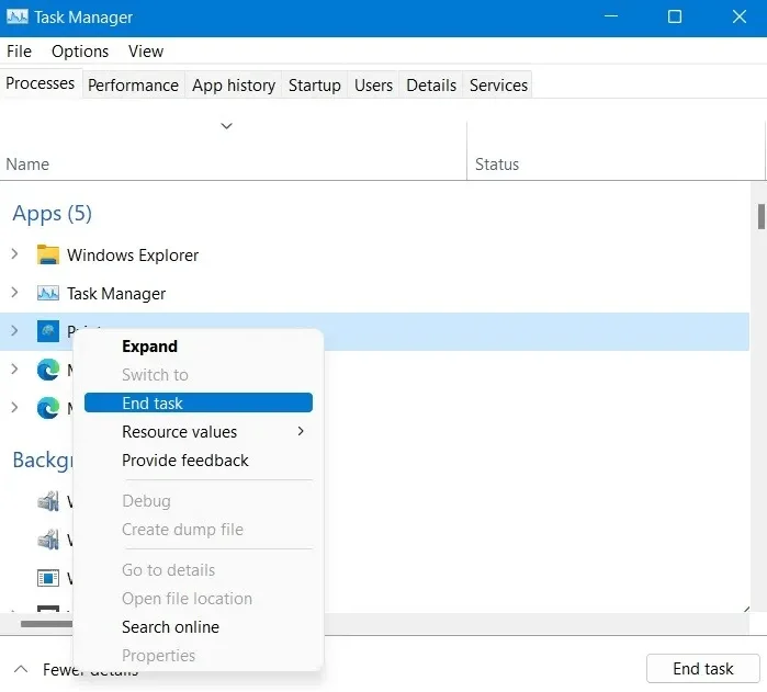 Bagaimana untuk mematikan aplikasi latar belakang pada Windows
