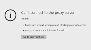 Fix Kan geen verbinding maken met proxyserverfout op Windows 10