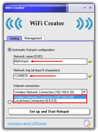 Bazı yazılımlar bilgisayarların ve dizüstü bilgisayarların ücretsiz Wi-Fi yayınlamasına yardımcı olur
