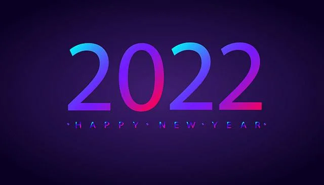 Kertas dinding tahun baru 2022 untuk komputer, selamat tahun baru 2022 foto komputer riba