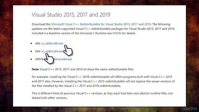 Hoe fout op te lossen VCRUNTIME140_1.dll niet gevonden, ontbreekt in Windows