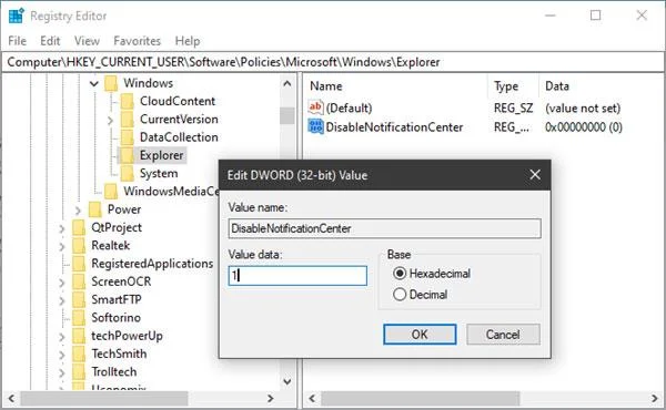 Come attivare/disattivare le notifiche di sicurezza e manutenzione in Windows 10