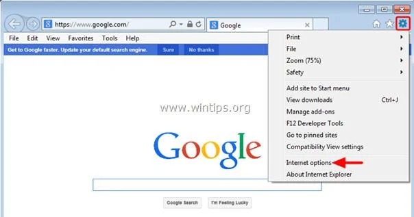 Arahan untuk mengalih keluar MyStartSearch pada semua pelayar
