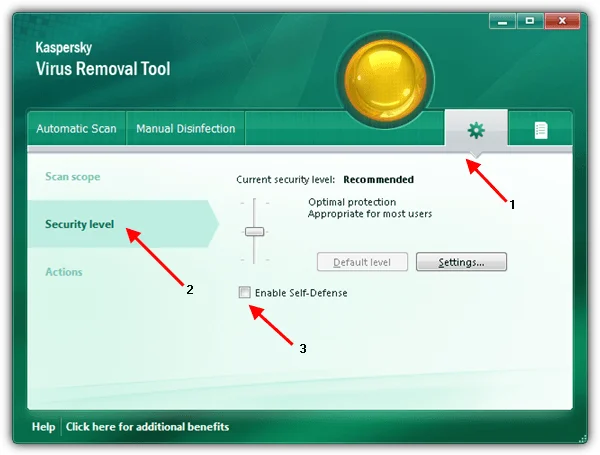 AVP Tool Kaspersky Virus Removal Tool veritabanını manuel olarak güncelleme
