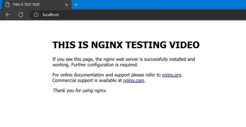Windows'ta Nginx Sunucusu nasıl kurulur ve çalıştırılır