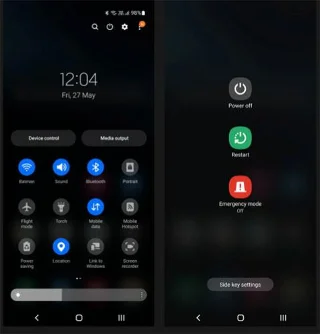 วิธีปิดและรีสตาร์ท Samsung Galaxy S22, S21 และ S20