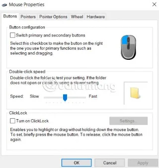 Bagaimana untuk menyelesaikan masalah klik tetikus kiri pada Windows
