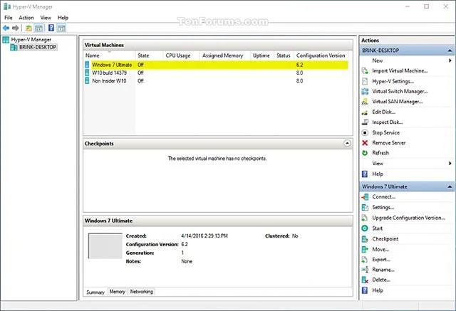 Bagaimana untuk mengimport mesin maya Hyper-V dalam windows 10