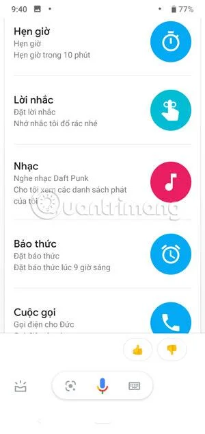 Perintah Google Assistant Vietnam berguna yang boleh anda gunakan