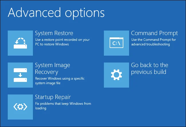 Arahan untuk membetulkan ralat Windows yang tidak dapat dimulakan