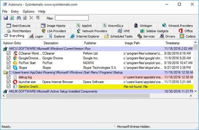 Windows で始まるプログラムを管理するにはどうすればよいですか?