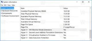 Comment vérifier si votre ordinateur exécute Windows 10 Hyper-V ?