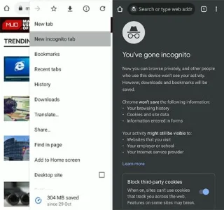 Cómo acceder a aplicaciones usando el modo incógnito en Android