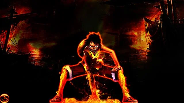 Kertas dinding Luffy untuk komputer