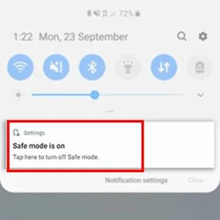 Cómo desactivar el modo seguro en teléfonos Samsung