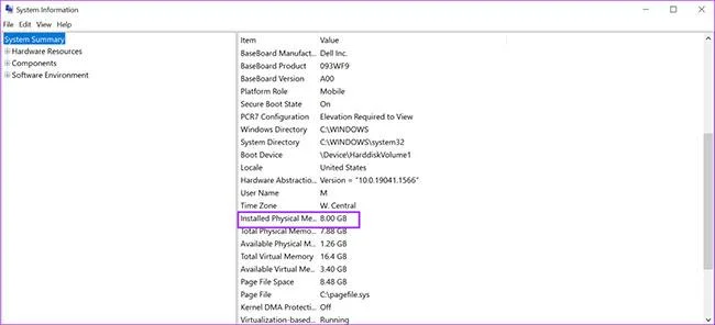 Windows 11'de RAM kapasitesini kontrol etmenin en iyi 4 yolu