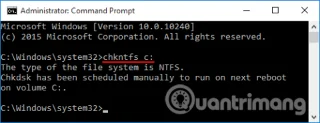Bagaimana untuk mematikan chkdsk apabila memulakan Windows